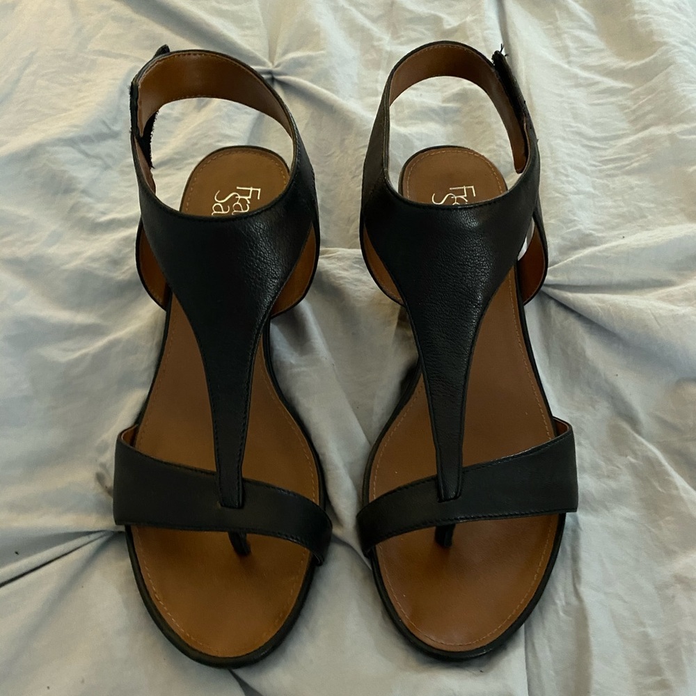 Franco Sarto Dori Wedge Sandals, Black